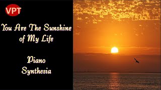 You Are the Sunshine of My Life Synthesia piano arranged for practicing [upl. by Eltsyrc]