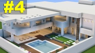 Minecraft Tutorial Casa Moderna 7  parte 4 [upl. by Analle]