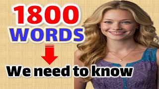 learn and use 1800 English vocabulary  most important english words with pictures [upl. by Toomin]