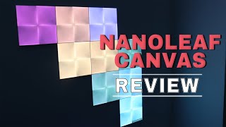 Nanoleaf Canvas Light Panels Review Beautiful Smart and Absolutely Worth It [upl. by Ahsieni]