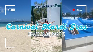 GRAND TURK  CARNIVAL MARDI GRAS PART 5  Flowrider  Light House  Golf Cart Rental [upl. by Adiahs554]