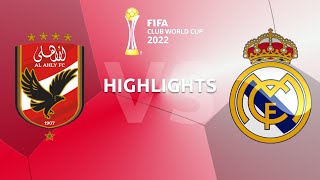 Highlights Al Ahly v Real Madrid  FIFA Club World Cup SemiFinal [upl. by Aixela767]