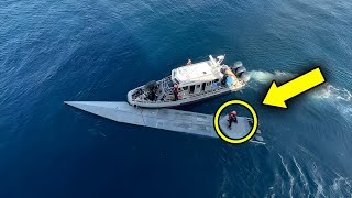 Coast Guard Intercepts Strange Blue Boat  Then They Take A Look Inside [upl. by Tiff]