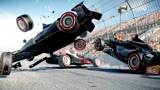 GRID Autosport Formula Crashes [upl. by Hamo]