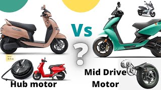 Hub Motor Vs Mid Drive Motor 🛵Electric Scooter Tech Analysis EV Buying Guide Part 1 ⚡Must watch [upl. by Yoc]