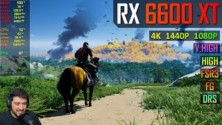 RX 6600 XT  Ghost of Tsushima [upl. by Patrizio]