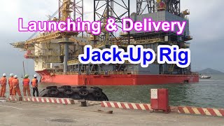 Launching amp Delivery the Jack Up Rig  Naval Architect [upl. by Bulley]