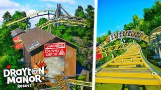 Gold Rush Drayton Manor NEW for 2024 POV  Planet Coaster [upl. by Aicak]