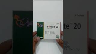 সহবাস করুন মনের মতো করে ।।Intimate 20 mg tablet shorts youtubeshorts foryou [upl. by Mindy]