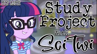 MLP ASMR Study Project With SciTwi by Scribbler Audio Roleplay  SciTwi amp Reader  F4A [upl. by Olodort]