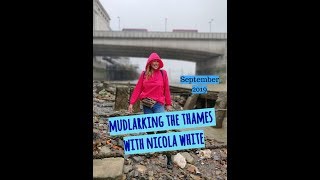 Mudlarking the River Thames with Nicola White  Tideline Art [upl. by Alekat]