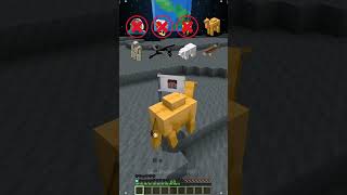 Moon Damage vs Different Mobs in Minecraft meme shorts minecraft [upl. by Kassab]