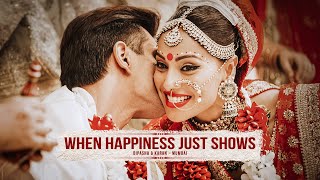 WHEN HAPPINESS JUST SHOWS  Bipasha Basu amp Karan Grover Trailer  Best Wedding Highlights  Mumbai [upl. by Carper]