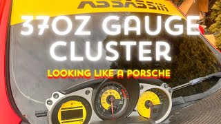 How to Install Nissan 370z Gauge Cluster  PORSCHE  upgrade  NISSAN  modified nissan car Howto [upl. by Lallage]