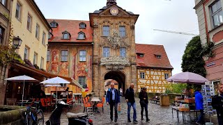 BAMBERG Old Town Walking tour 2021 Germany • Real Time Virtual Ambiance in 4K ASMR [upl. by Noeht]