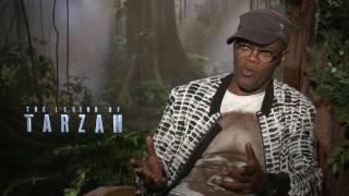 The Legend of Tarzan Interview  Samuel L Jackson [upl. by Howell]