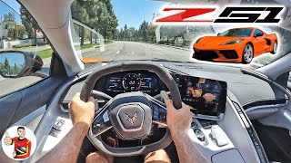 The 2022 Chevy Corvette Z51 Coupe is Even Worth Dealer Markups POV Drive Review [upl. by Faust665]