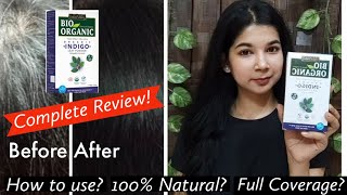 Bio Organic Indigo Powder ReviewHow To Use Indigo PowderIndigo Powder Benefits amp Side effects [upl. by Elka664]