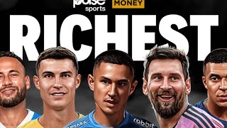 Top 10 Richest 🤑 footballers in the world  2024 [upl. by Arhoz]