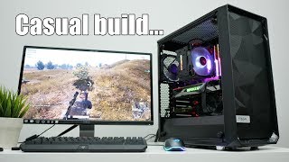 Casual Gaming PC build on the Fractal Design Meshify C [upl. by Sigismund]