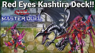 Red Eyes Kashtira Deck  Burn all life points  YuGiOh Master Duel [upl. by Artemis]