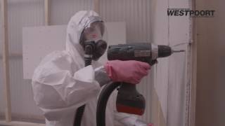 Asbest Instructie Video 4 Verwijderen van asbest uit containment [upl. by Eadith]