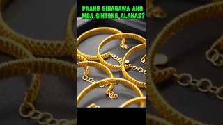 Paano Ginagawa ang Mga Gintong Alahas Gold Bars to Gold Jewelries [upl. by Cohla]