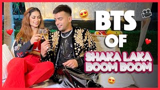 Behind the Scenes  Shaka laka Boom Boom ft Jass manak 💃💥  Nagma Mirajkar [upl. by Ulyram]