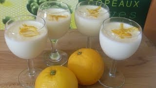 Recettes crèmes à lorange sans oeufs facile  Verrine à lorange [upl. by Oznola]