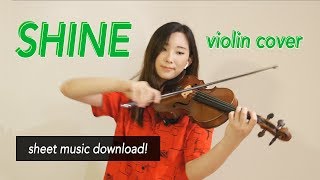 《Shine》 Pentagon 펜타곤 Violin Cover wSheet Music [upl. by Alemahs]