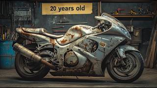 Suzuki Hayabusa Full Restoration  Restored hayabusa GSX1300R Twostroke engine sport bike🔴 [upl. by Acinoev204]