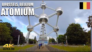 Atomium  Brussel Belgium The Most Popular Landmark in Belgium 4K  With Captions [upl. by Nivert]