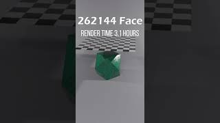 262144 Face Cloth Simulation clothsimulation blenderbasics unicornizinnovation [upl. by Mick770]