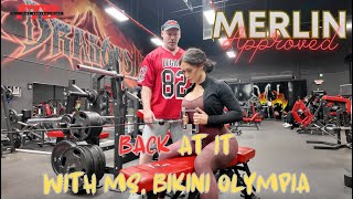 Back at it with Ms Bikini Olympia Jenn Dorie  Merlin Approved [upl. by Tzong]