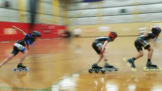 2018 National Speed Skating Championships u12 boys 1000m final [upl. by Voletta383]