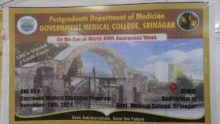 One day CME on Antimicrobial Resistance organised by Department of Medicine GMC Srinagar [upl. by Corin]