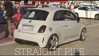 CRAZY 500 Abarth STRAIGHT PIPE on Track [upl. by Venn]