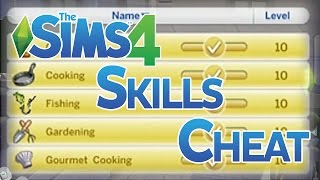 The Sims 4 Level Up Skills Cheat [upl. by Madeleine]