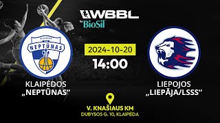 BioSil WBBL NeptunasAmberton Klaipeda v LiepajaLSSS [upl. by Nyhagen902]