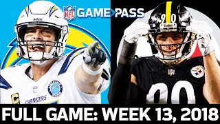 Los Angeles Chargers vs Pittsburgh Steelers Week 13 2018 FULL GAME [upl. by Raymund948]