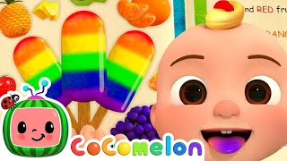 The Colors Song with Popsicles  CoComelon  Moonbug Kids  Color Time [upl. by Fishman]