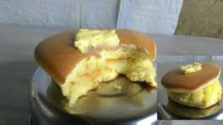 resep japanese soflle pancake untuk pemula hanya 1 telur antigagal [upl. by Lehcim]