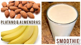 Licuado de Almendras y Platano para Estimular la Inteligencia de tus Niños ✅ recetasfacilesyrapidas [upl. by Prochoras83]