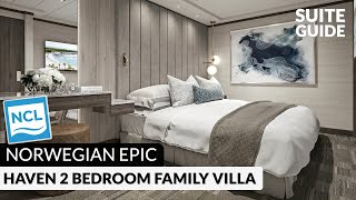 NCL Epic  The Haven 2 Bedroom Family Villa with Balcony  Virtual Tour amp Review  4K [upl. by Yecart]