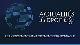 Le licenciement manifestement déraisonnable [upl. by Iruahs]