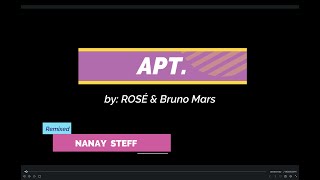 Remixed Songs APT by Rose and Bruno Mars Version 1 [upl. by Anayd]