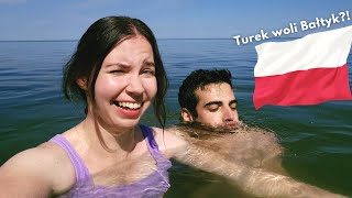 TUREK woli POLSKIE morze 🇵🇱 🇹🇷 Sarbinowo VLOG  Kawa po turecku [upl. by Cathyleen]