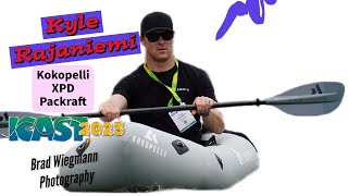 Kokopelli XPD updated packraft featuring Kyle Rajaniem on the water at 2023 [upl. by Nomelihp]