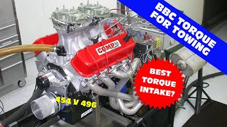 HOW TO MAKE MORE BBC TORQUE FOR TOWING454 VS 496 VS 496 DUAL PLANE VS SINGLE PLANE VS TUNNEL RAM [upl. by Eile]