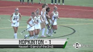 Hopkinton Hillers VS Nauset Warriors Field Hockey Highlights November 5th 2022 [upl. by Alexi]